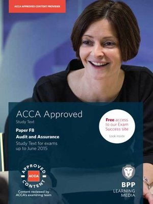cover image of ACCA F8 Audit and Assurance